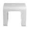 Alfi Brand White Matte Solid Surface Resin Bathroom / Shower Stool ABST99 - alternate 8